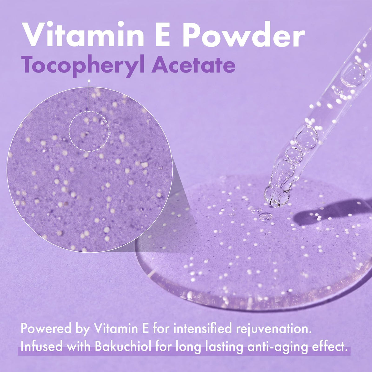 TOSOWOONG ingredient label showing 5000ppm bakuchiol, peptides, ceramides and hyaluronic acids for transparency