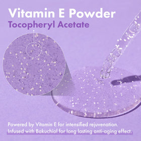 TOSOWOONG ingredient label showing 5000ppm bakuchiol, peptides, ceramides and hyaluronic acids for transparency