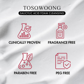 TOSOWOONG bottle styled on bathroom counter suggesting daily skincare routine
