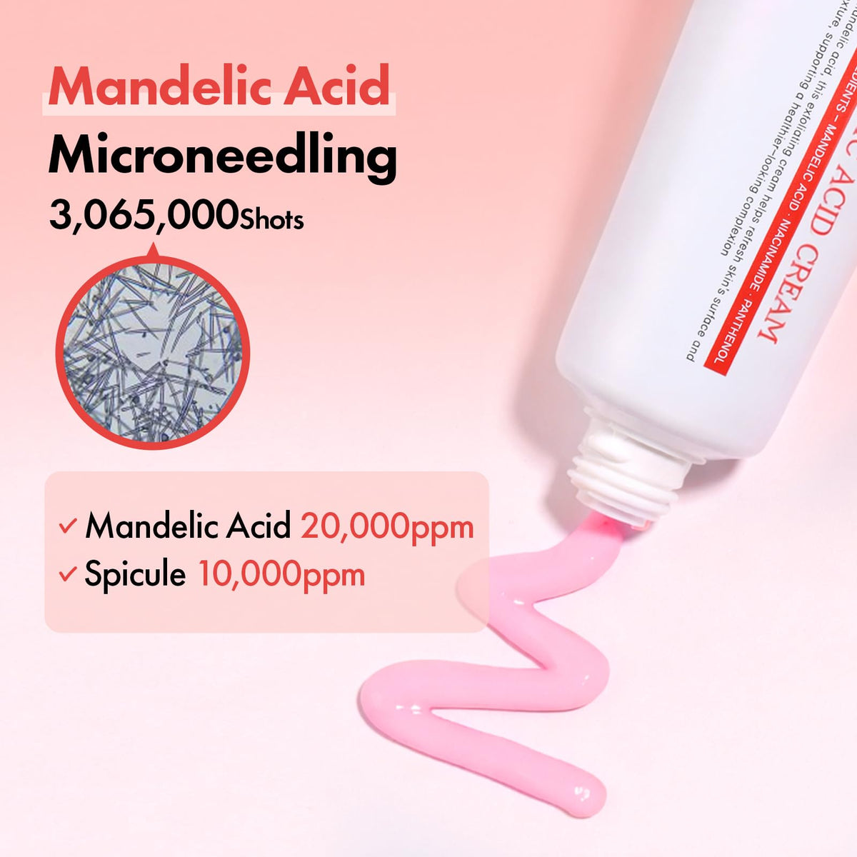 TOSOWOONG close-up of cream texture and spicules improving ingredient delivery