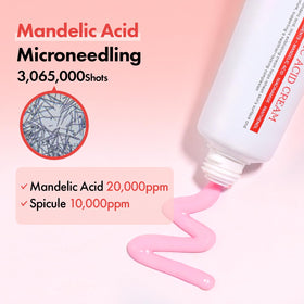 TOSOWOONG close-up of cream texture and spicules improving ingredient delivery