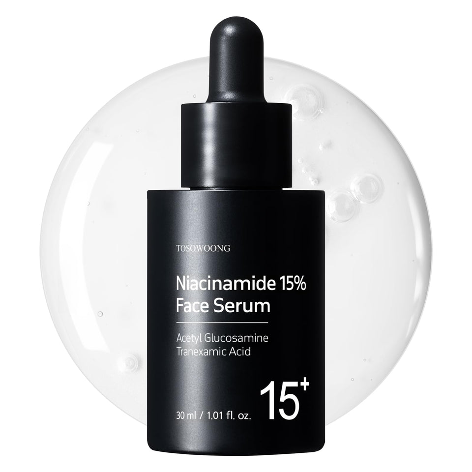 TOSOWOONG front bottle showing sleek label and 30ml size for clear identification