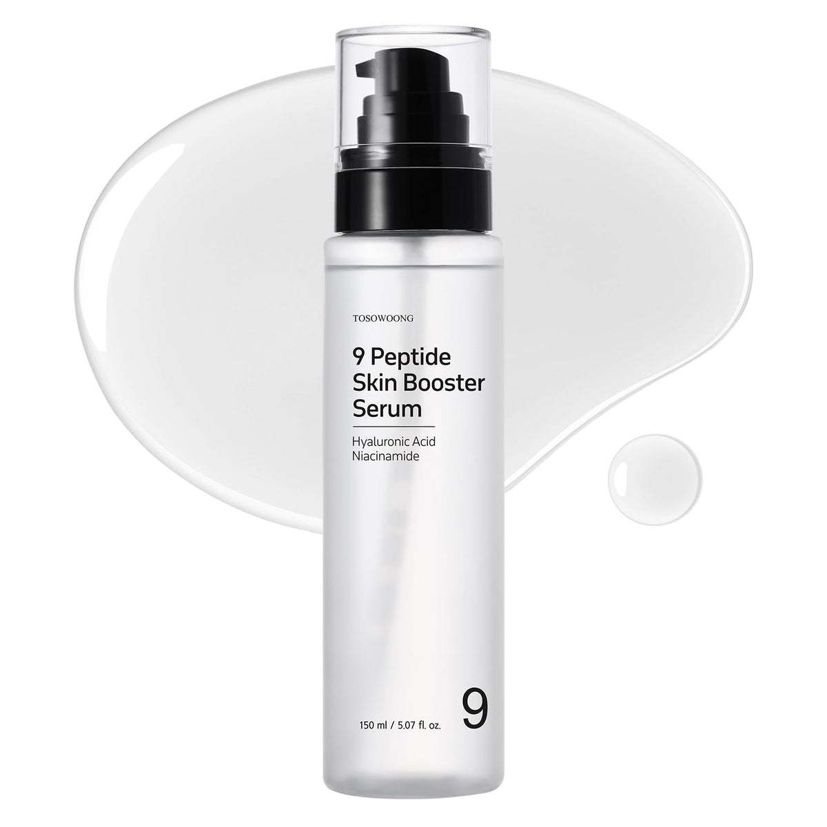 TOSOWOONG front packaging 150ml bottle showing product and label, clear benefits