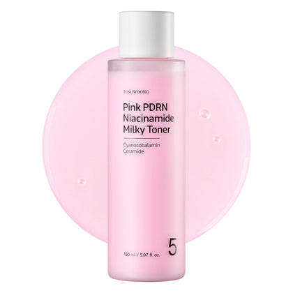 TOSOWOONG front packaging showing pink milky toner for brightening
