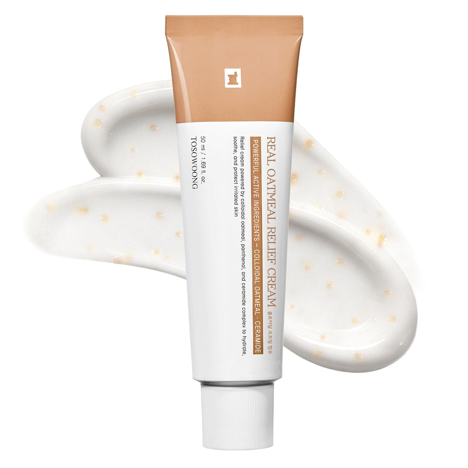 TOSOWOONG front packaging showing product and soothing benefits