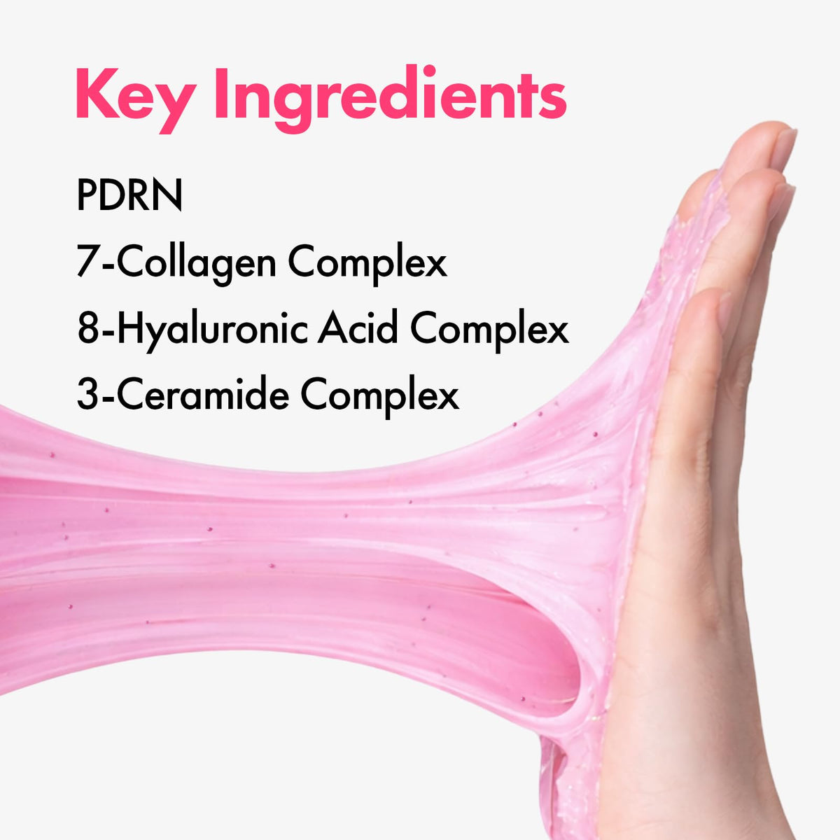 TOSOWOONG label close-up highlighting salmon PDRN and seven collagens
