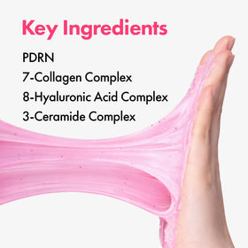 TOSOWOONG label close-up highlighting salmon PDRN and seven collagens