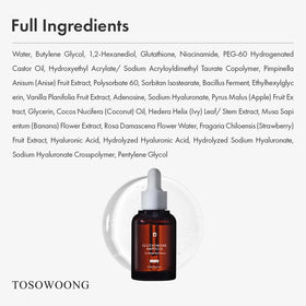 TOSOWOONG bottle on bathroom counter showing routine-ready convenience