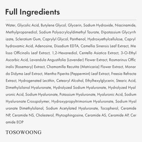 TOSOWOONG serum on bathroom vanity in lifestyle setting conveying curated skincare ritual