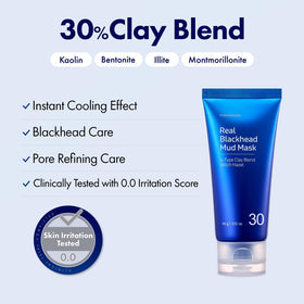 TOSOWOONG rinsing off mask to reveal cleaner, refreshed skin