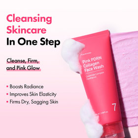 TOSOWOONG mochi whip foam texture demonstrating stretchy cleansing action