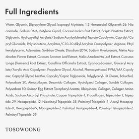 TOSOWOONG serum on bathroom shelf in routine setup for daily glow