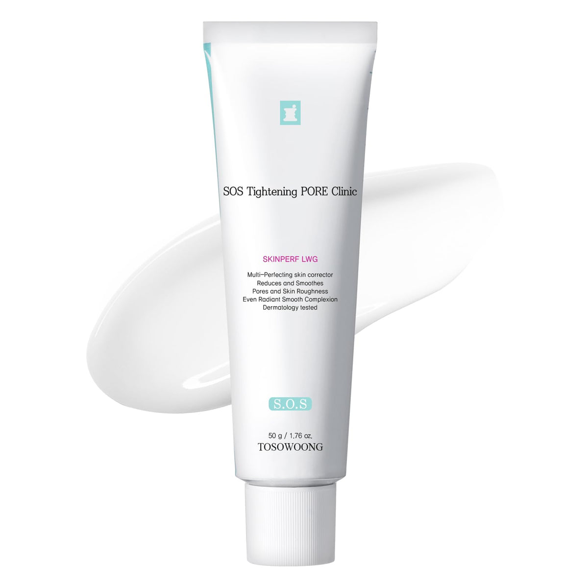 TOSOWOONG jar front view showing sleek packaging and brand benefit