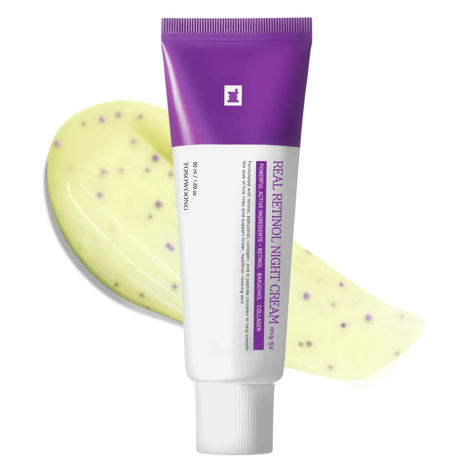 TOSOWOONG jar front view showing clean packaging and anti-aging benefit