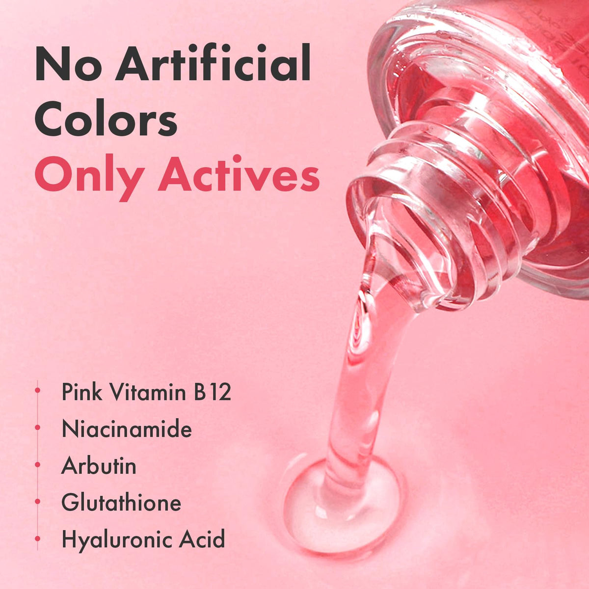TOSOWOONG ingredient label showing niacinamide and arbutin for visible tone improvement