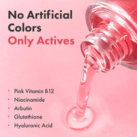 TOSOWOONG ingredient label showing niacinamide and arbutin for visible tone improvement