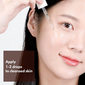 TOSOWOONG serum on hand showing quick absorption and hydrated skin