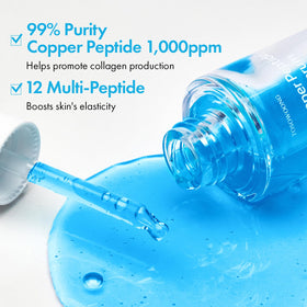 TOSOWOONG gel-serum texture close-up showing lightweight hydration and smooth finish benefit