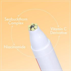 TOSOWOONG applying eye cream with roller in hand for easy use