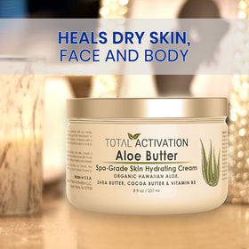 Total Activation open jar cream texture demonstrating lightweight, fast absorption