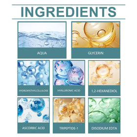 Total Package Serum texture close-up highlighting lightweight gel hydration