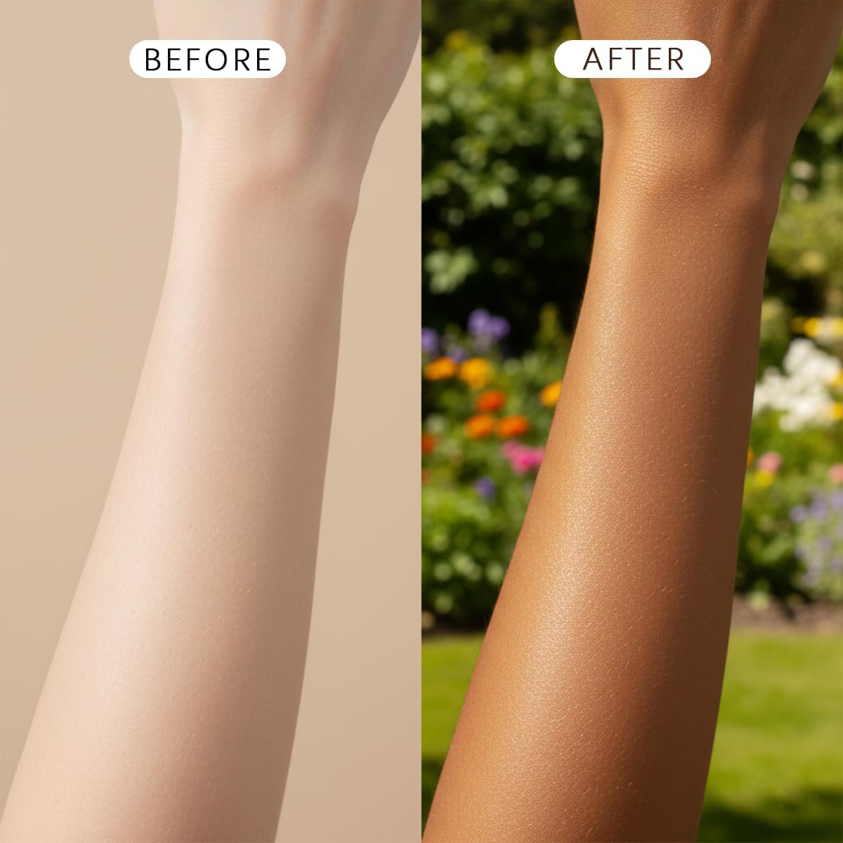 Total ReliefSun Purevlab patch on vanity suggesting daily routine use