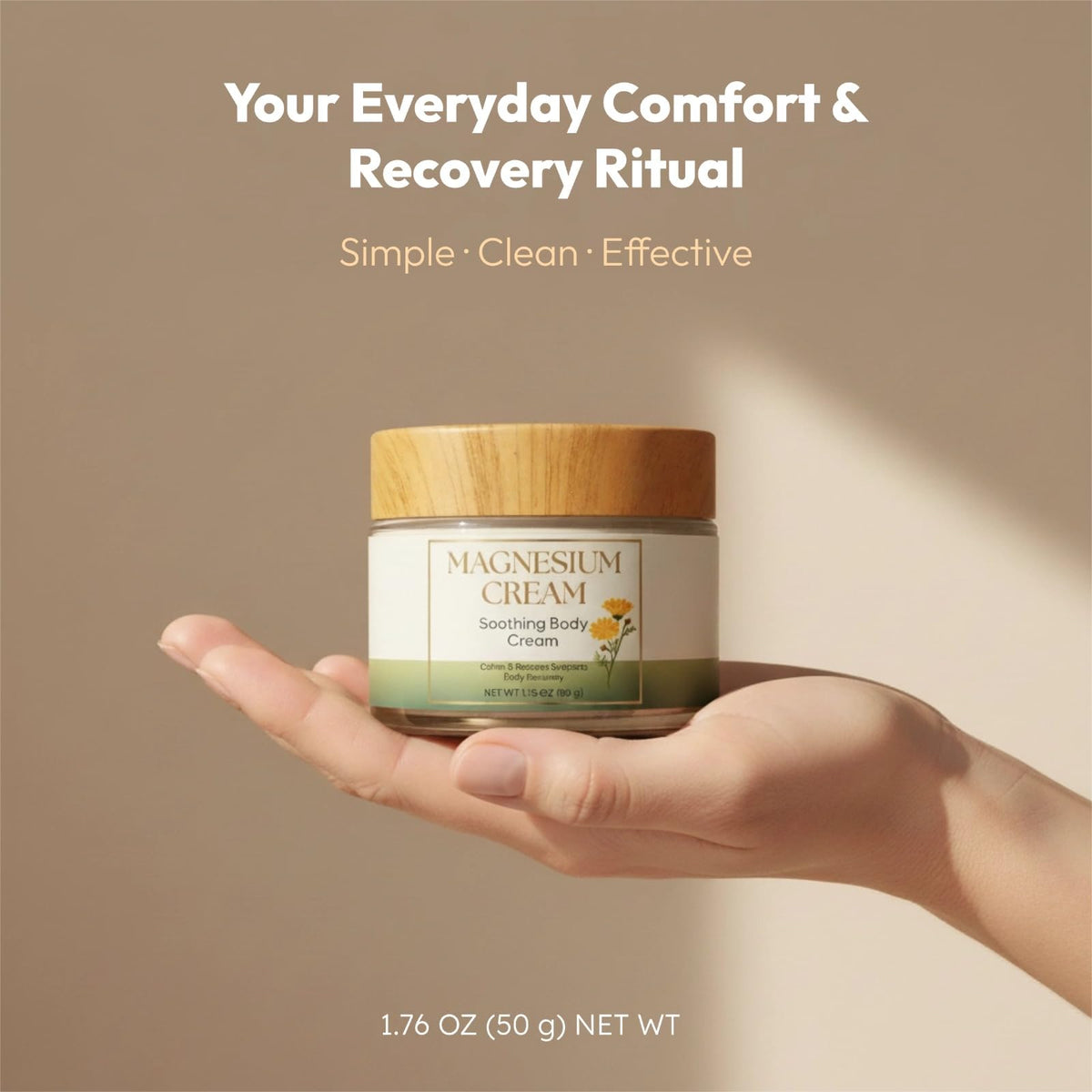 Generic Total Soothe botanical ingredients flatlay with lavender and aloe for soothing benefits