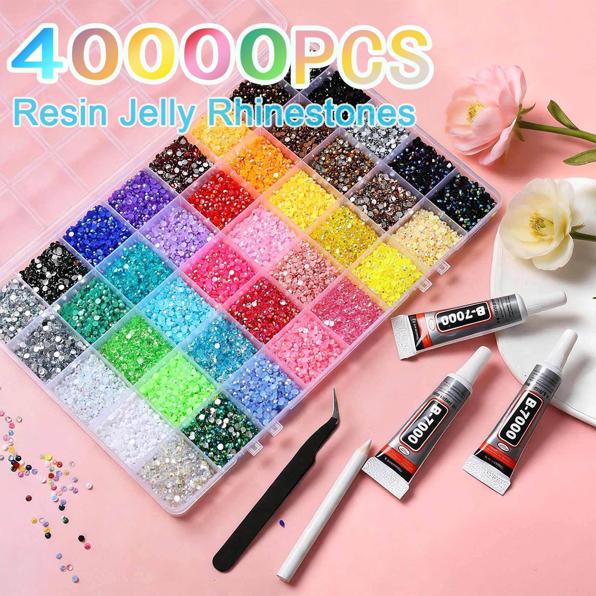 Tototoo open organizer with 40 colors for quick color selection