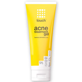 TOUCH front packaging 8 oz showing clear gel benefits