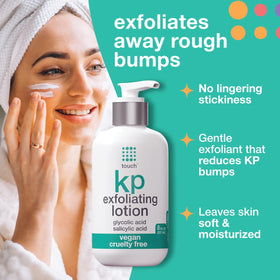 TOUCH application on upper arm demonstrating targeted smoothing benefit