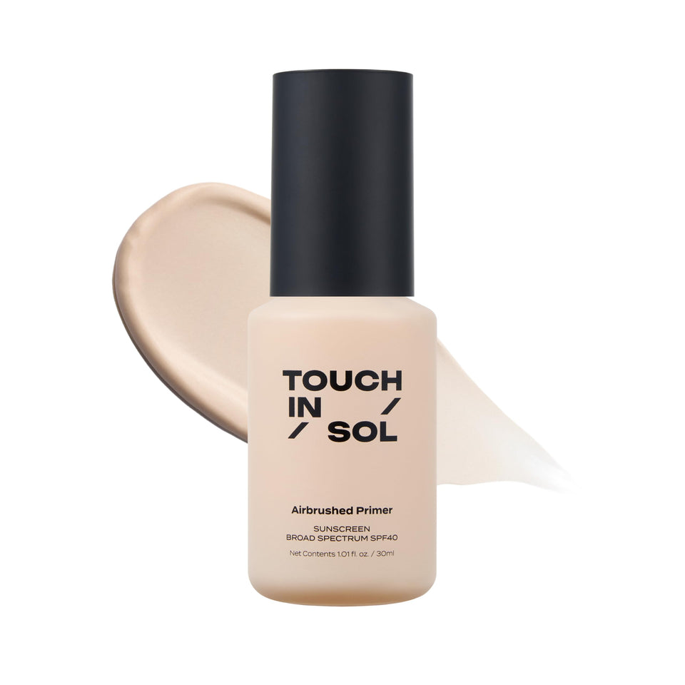 TOUCH IN SOL front packaging showing SPF 40 and lightweight benefits