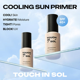 TOUCH IN SOL texture close-up highlighting smooth, hydrating finish