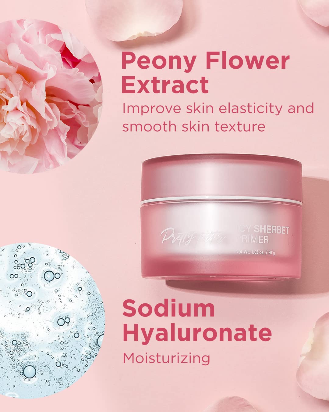 TOUCH IN SOL primer spread on hand to show blendability and smoothing pore-blurring benefit