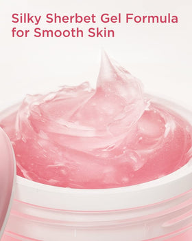 TOUCH IN SOL open jar showing product surface and consistency, conveys nourishing hydration