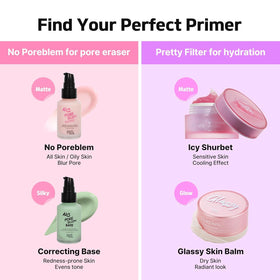 TOUCH IN SOL primer on vanity with brushes showing everyday makeup use