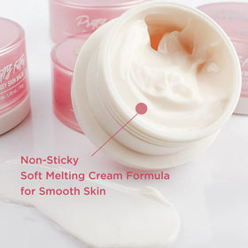 TOUCH IN SOL applying to cheek demonstrates priming action for smoother makeup