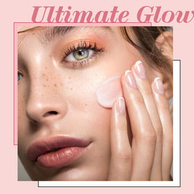 TOUCH IN SOL rose water dropper highlighting key ingredient and soothing benefit