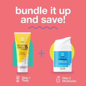 TOUCH radiance cream held in hand for size comparison and travel convenience