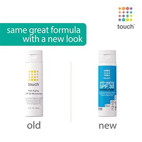 TOUCH cream being squeezed from tube highlighting easy dispensing