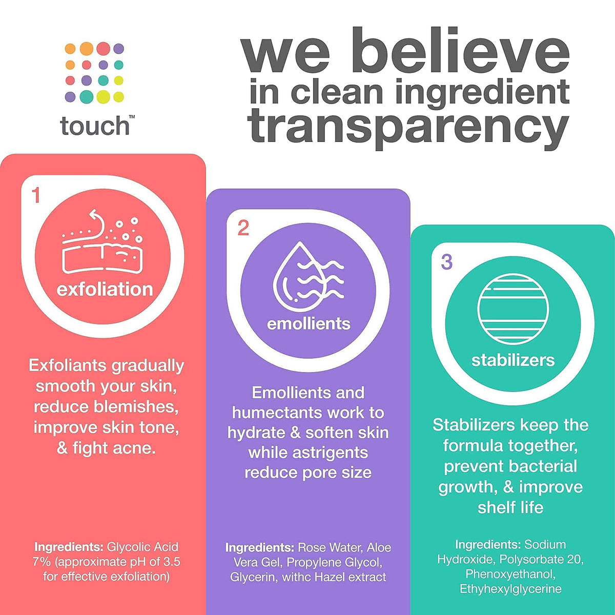 TOUCH in bathroom setting demonstrating daily routine and prep benefit
