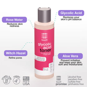TOUCH texture pour showing lightweight liquid and quick absorption benefit
