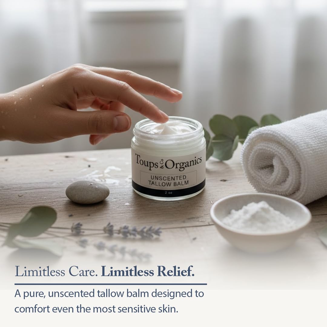 Toups and Co label detail highlighting minimal ingredients and transparency