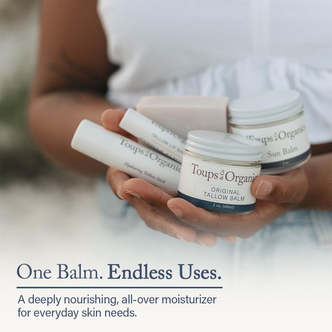Toups and Co essential oils and botanicals near jar conveying calming scent benefit