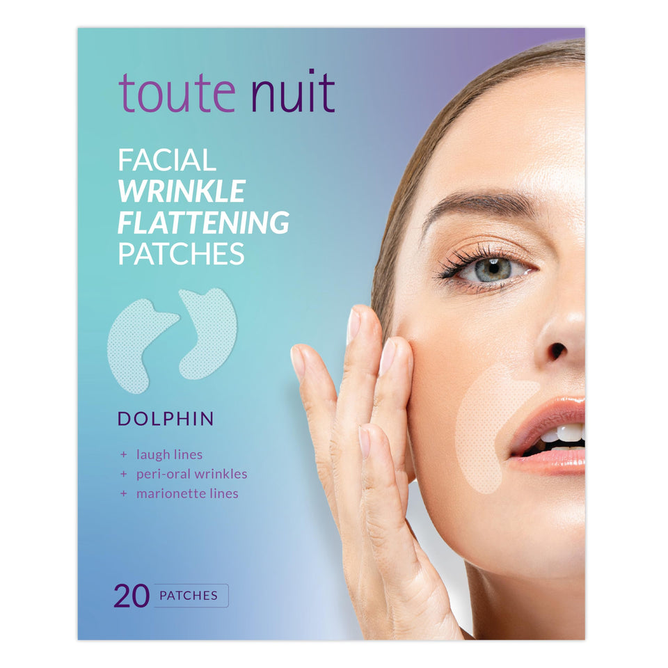 Toute Nuit dolphin front packaging showing product count and clear benefits