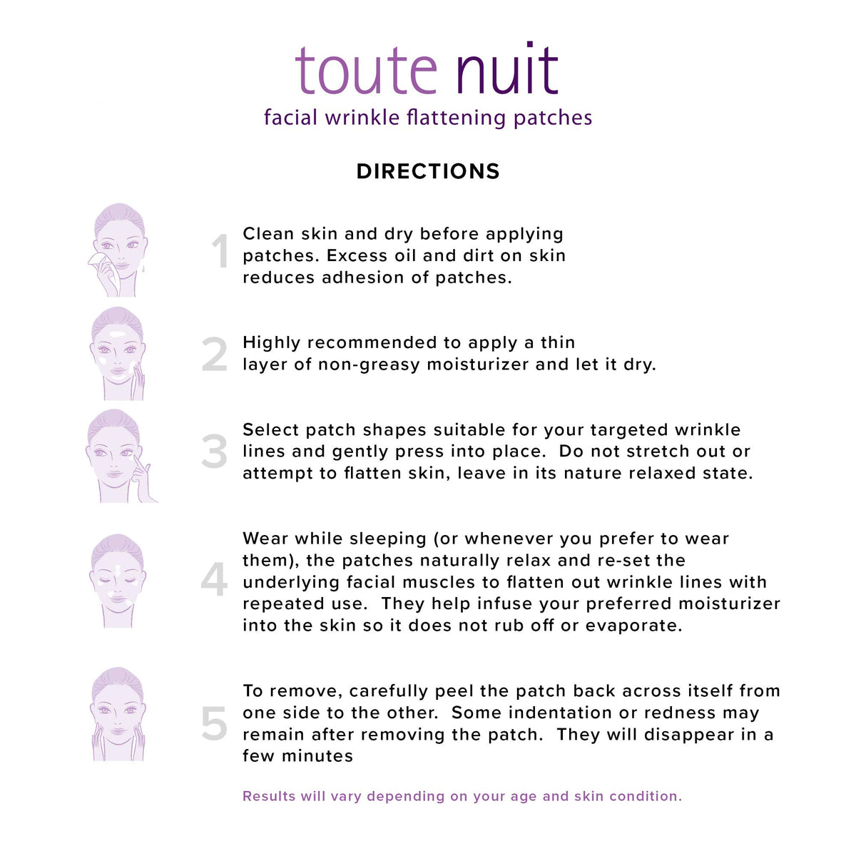 Toute Nuit patch worn overnight on model highlighting comfortable sleep wear