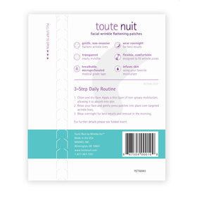Toute Nuit patch texture detail showing smooth clear material for comfort