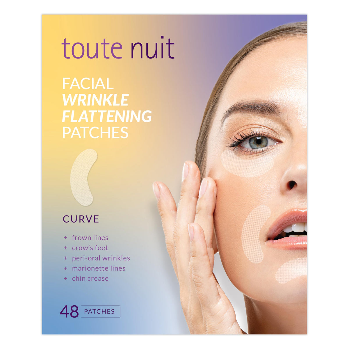 Toute Nuit front packaging showing 48-count box and benefits