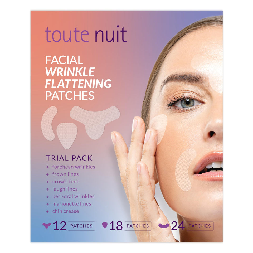 Toute Nuit front packaging showing trial pack and count for easy choice