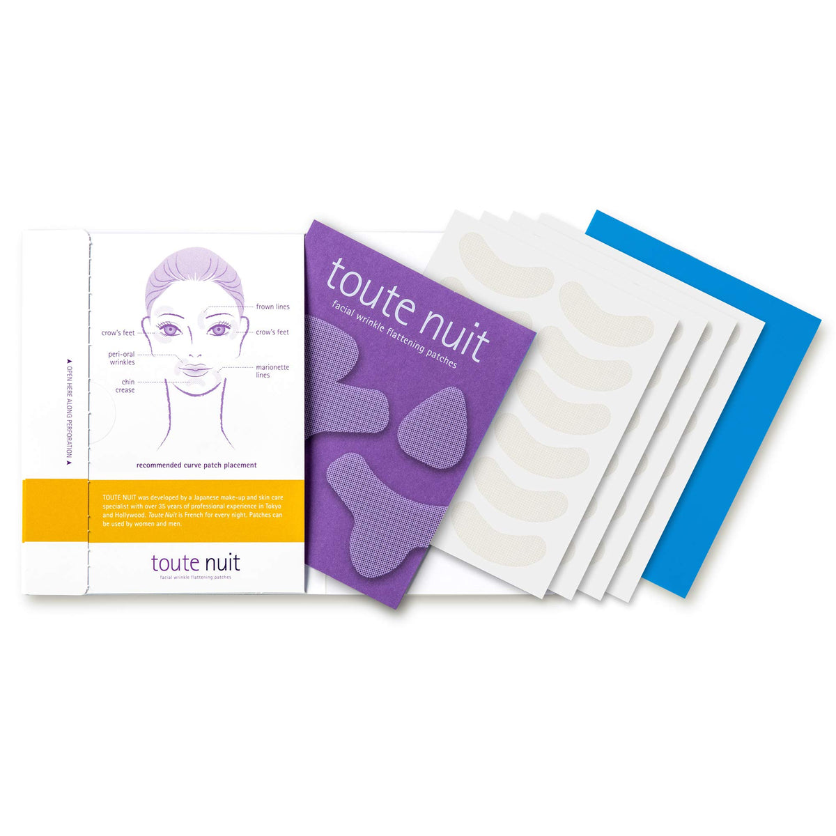 Toute Nuit transparent patch detail highlighting invisible wear