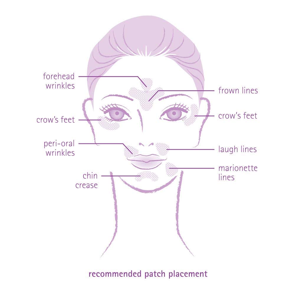 Toute Nuit triangle patch detail showing focused frown-line support